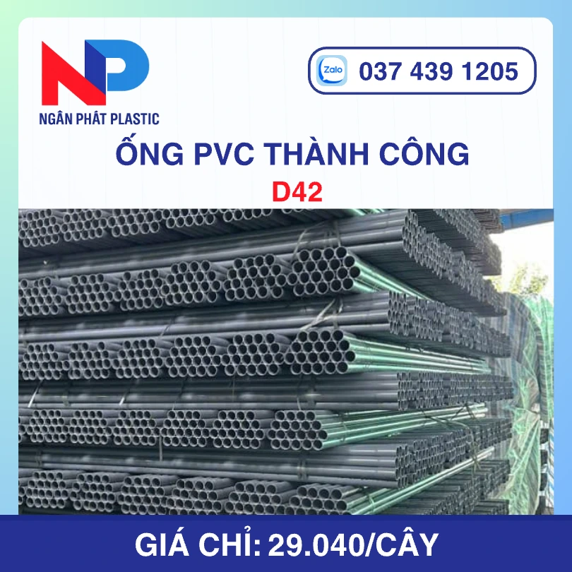 Ống uPVC D42 Thành Công